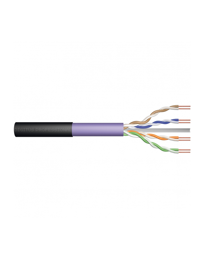 Digitus Kabel Skrętka Kat.6 Utp Zewnętrzny Uv 50M Czarny (DK1613VH5OD) główny