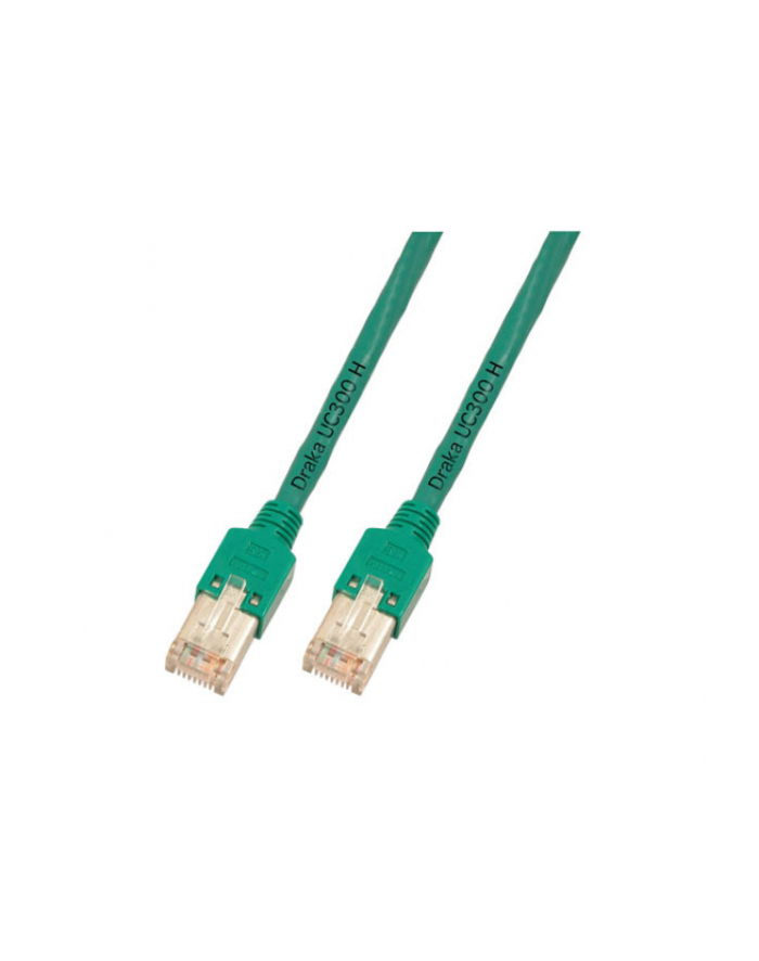 DRAKA Kabel sieciowy CAT 5e F/UTP AWG 26/7 RJ45 3 m zielony (49759013882) główny