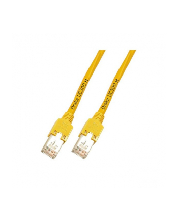 DRAKA Kabel sieciowy CAT 5e F/UTP AWG 26/7 RJ45 0.50 m Żółty (49759014032)