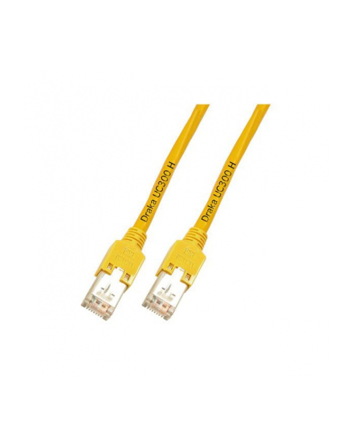 DRAKA Kabel sieciowy CAT 5e F/UTP AWG 26/7 RJ45 10 m Żółty (49759014063) główny