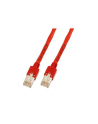 DRAKA Kabel sieciowy CAT 5e F/UTP AWG 26/7 RJ45 0.50 m Czerwony (49759014155) - nr 1
