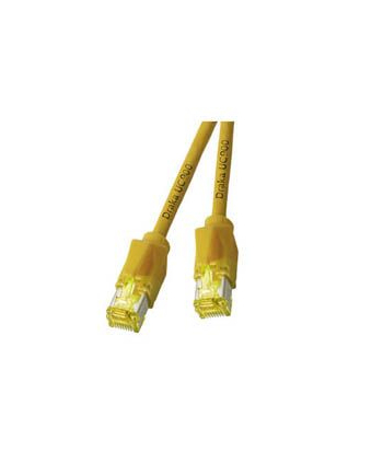 DRAKA Kabel sieciowy CAT 6A S/FTP AWG 27/7 RJ45 0.50 m Żółty (49759015978)