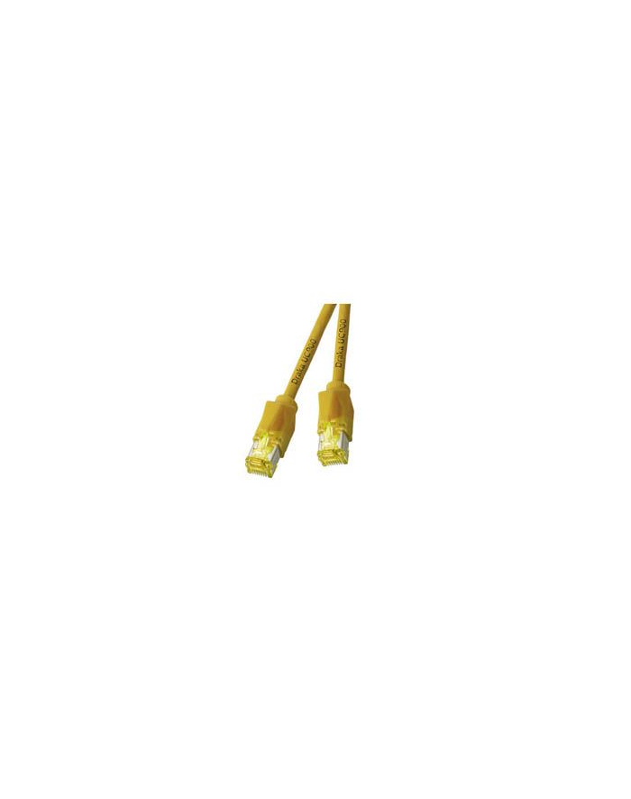 DRAKA Kabel sieciowy CAT 6A S/FTP AWG 27/7 RJ45 0.50 m Żółty (49759015978) główny