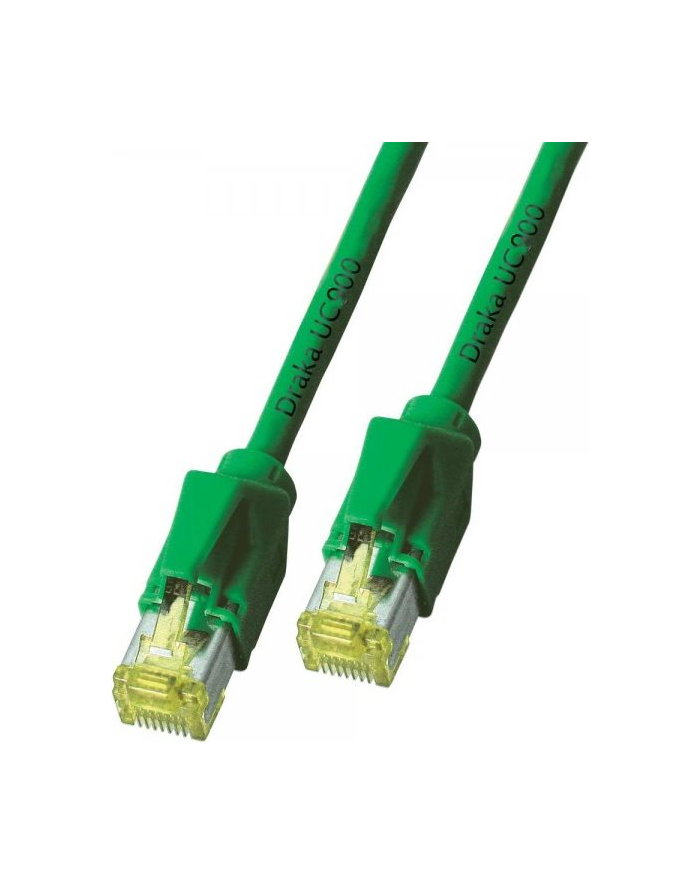 DRAKA Kabel sieciowy CAT 6A S/FTP AWG 27/7 RJ45 20 m zielony (49759016159) główny