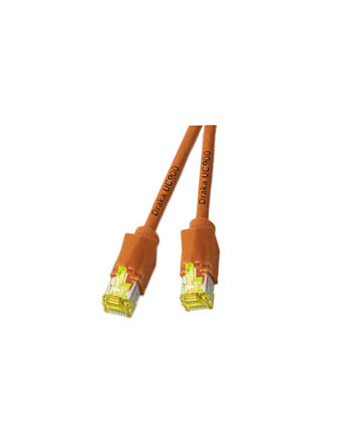 DRAKA Kabel sieciowy CAT 6A S/FTP AWG 27/7 RJ45 0.50 m Pomarańczowy (49759016333)