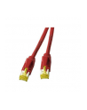 DRAKA Kabel sieciowy CAT 6A S/FTP AWG 27/7 RJ45 0.50 m Czerwony (49759016456) - nr 1