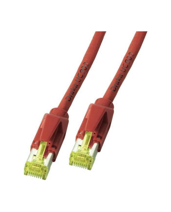 DRAKA Kabel sieciowy CAT 6A S/FTP AWG 27/7 RJ45 20 m Czerwony (49759016517)
