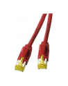 DRAKA Kabel sieciowy CAT 6A S/FTP AWG 27/7 RJ45 20 m Czerwony (49759016517) - nr 4