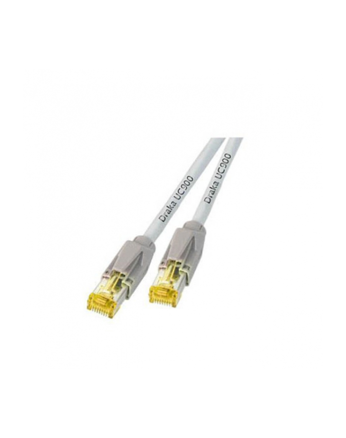 DRAKA Kabel sieciowy CAT 6A S/FTP AWG 27/7 RJ45 30 m Biały (49759016784) główny