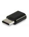 EQUIP EQUIP ADAPTER USB USB-C - MICROUSB CZARNY (133472)  (133472) - nr 13