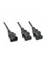 Lindy Rozdzielacz IEC C14/2xIEC C13 1m (LY30363) - nr 8