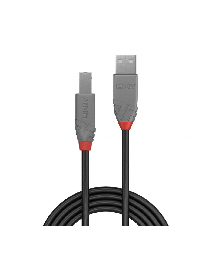 Lindy Kabel USB 2.0 A-B czarny Anthra Line 3m  LY36674 główny