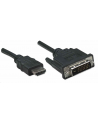 Kabel Manhattan DVI HDMI 1 Czarny (322782) - nr 11