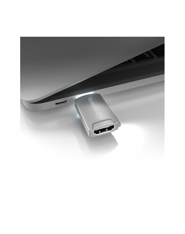 TERRATEC TERRATEC TERRATEC TERRATEC TERRATEC ADAPTER USB C12 USB-C - HDMI SZARY (306704)  (306704) główny