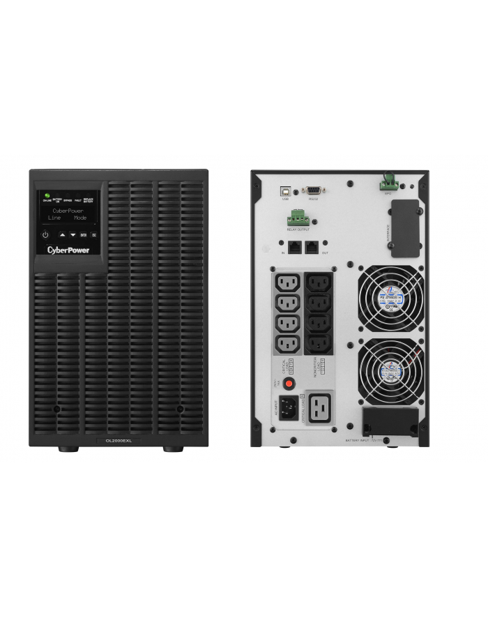 CyberPower Systems CyberPower - Double-conversion (Online) - 2000 VA - 1800 W - 190 V - 300 V - 50/60 Hz (OL2000EXL) główny