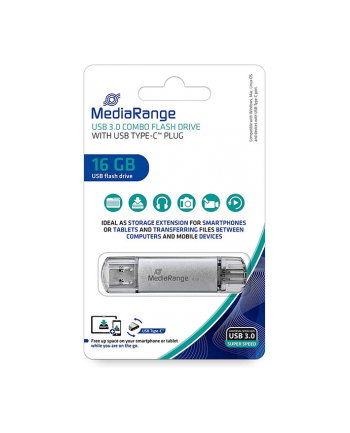 Mediarange MediaRange 16GB USB 3.0 + USB 3.0 Type-C (MR935)