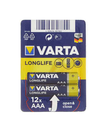 VARTA Longlife alkaliczna HR03/AAA (blister 12 szt.)