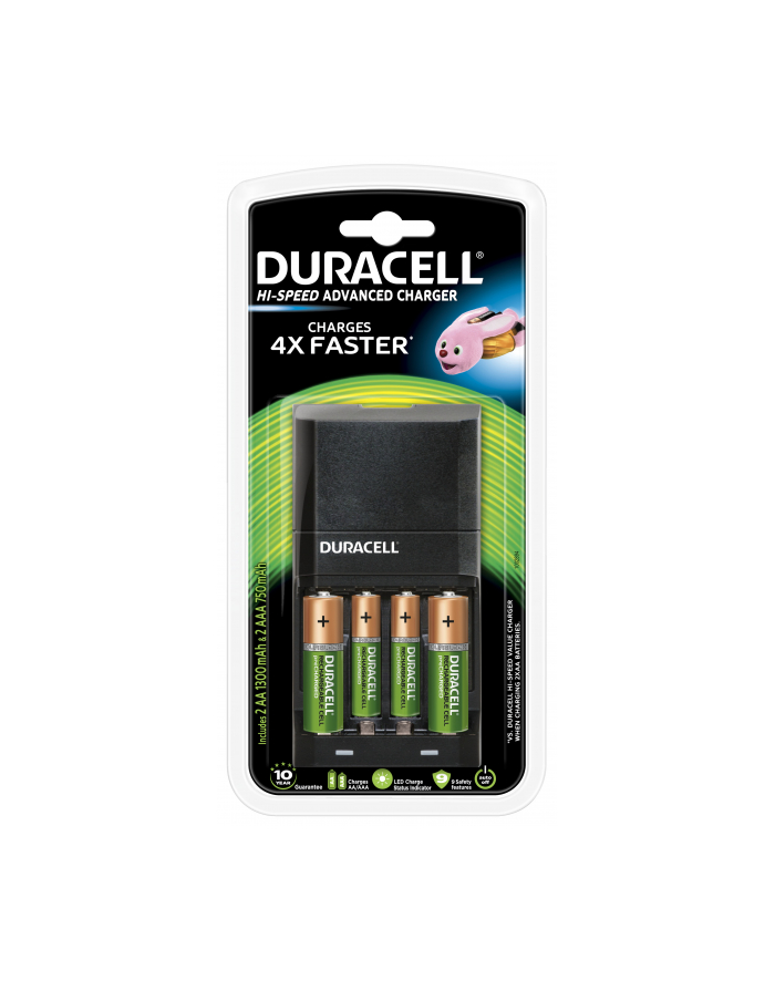 Duracell CEF27 + 2 x AA 1300 mAh + 2 x AAA 750 mAh (394036529) główny