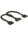 Delock SATA 15pin - 2x SATA 15pin 0.25m (60135) - nr 1