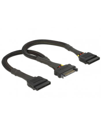 Delock SATA 15pin - 2x SATA 15pin 0.25m (60135)