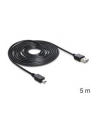 Delock Kabel Usb 2.0 , 1X Złącze Męskie Usb 2.0 A - 1X Złącze Męskie Mini-Usb 2.0 B, 5 M, R (83365) - nr 11