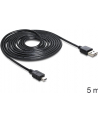 Delock Kabel Usb 2.0 , 1X Złącze Męskie Usb 2.0 A - 1X Złącze Męskie Mini-Usb 2.0 B, 5 M, R (83365) - nr 24