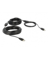 Delock Kabel USB A-B M-M 20 m czarny (83557) - nr 7