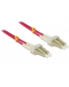 Delock Patchcord światłowodowy LC/LC 50/125µ 2m OM4 (84641) - nr 1