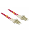 Delock Patchcord światłowodowy LC - LC Duplex OM4 5m (84643) - nr 1