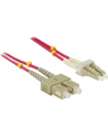 Delock Patchcord światłowodowy LC - SC Multimode Duplex OM4 1m (84680) - nr 8