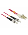 Delock Patchcord światłowodowy LC/ST 50/125µ 2m OM4 (84686) - nr 5