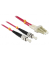 Delock Patchcord światłowodowy LC/ST 50/125µ 2m OM4 (84686) - nr 6