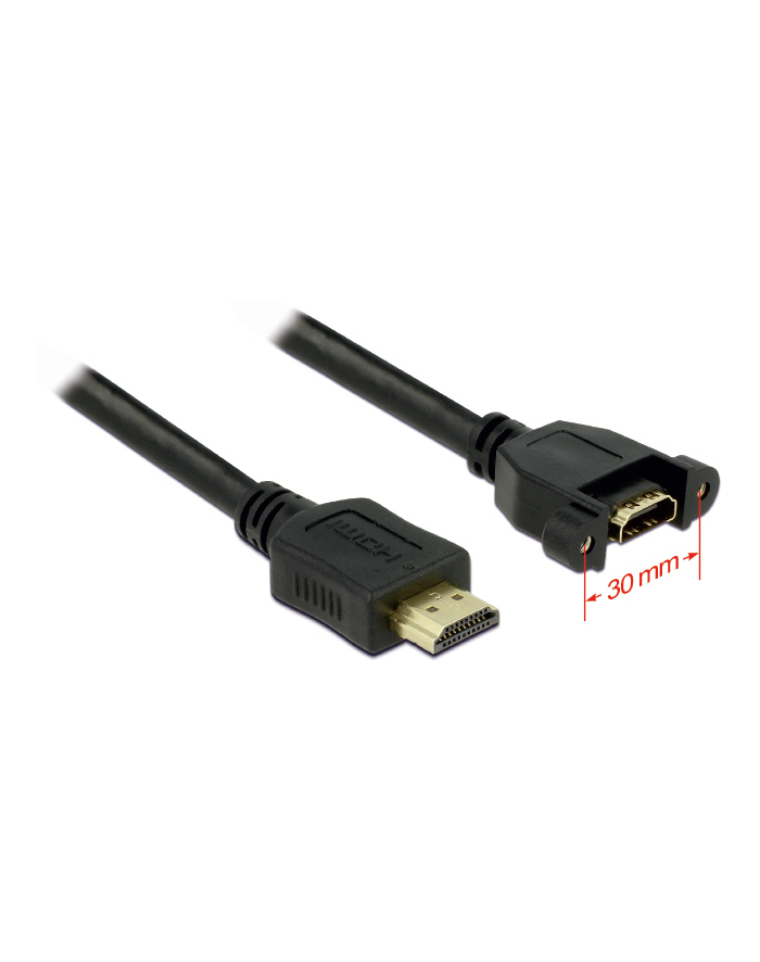 Kabel Delock HDMI - HDMI 1 Czarny (85102) główny