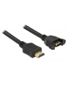 Kabel Delock HDMI - HDMI 1 Czarny (85102) - nr 2