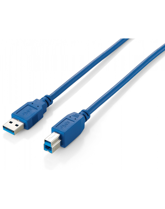 LevelOne equip USB3.0 Anschlu+čkabel A-Stecker/ B-Stecker 1,0m blau (128291) główny