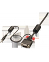 Lindy Kabel VGA-VGA + Audio Mini Jack 10m (LY37303) - nr 3