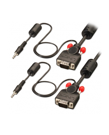 Lindy Kabel VGA-VGA + Audio Mini Jack 15m (LY37304)