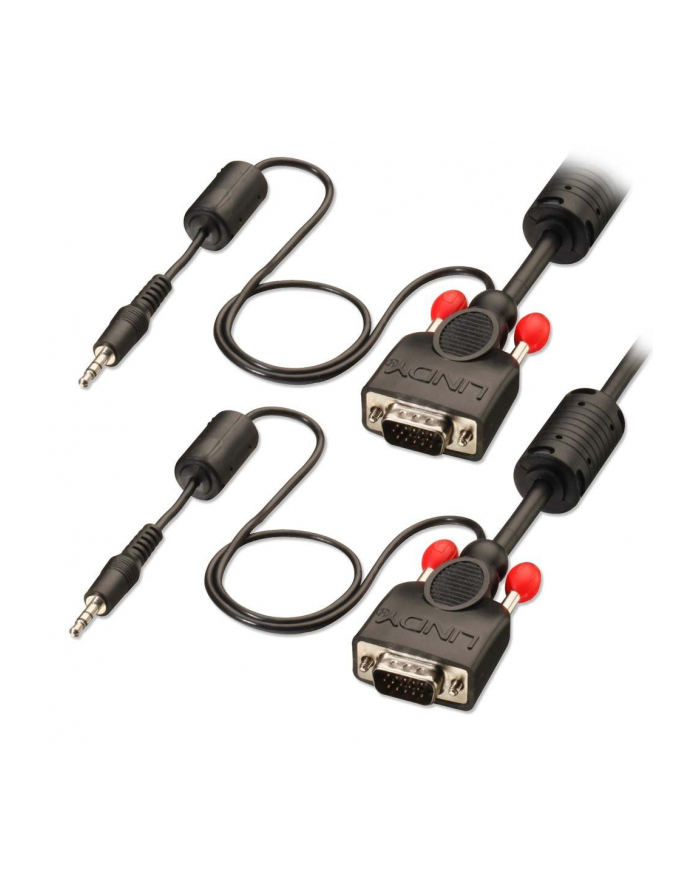 Lindy Kabel VGA-VGA + Audio Mini Jack 15m (LY37304) główny