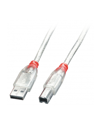 LINDY USB-B 0.2m Przezroczysty (41750)