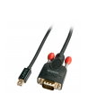 Lindy 41960 Kabel Mini Display Port - VGA 0,5m (LY41960) - nr 1
