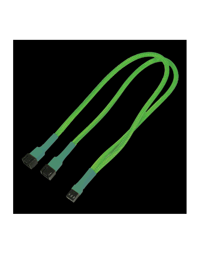 Nanoxia Kabel Nanoxia 3-Pin Y-Kabel 60 cm neon-grün (NX3PY60NG) główny