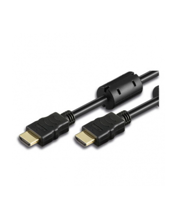 Techly Kabel - HDMI 15m Czarny (ICOC-HDMI-FR-150)