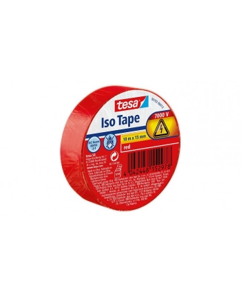 Tesa Taśma izolacyjna 56192-13-02 Czerwony (DxS) 10 m x 15 mm 1 rolka