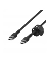 belkin Kabel BoostCharge USB-C/USB-C silikonowy w oplocie 1m, czarny - nr 4