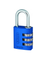 Abus z Zamkiem Szyfrowym Aluminiowa 31,5x65x15,5mm Niebieska (ABVS46614) - nr 10