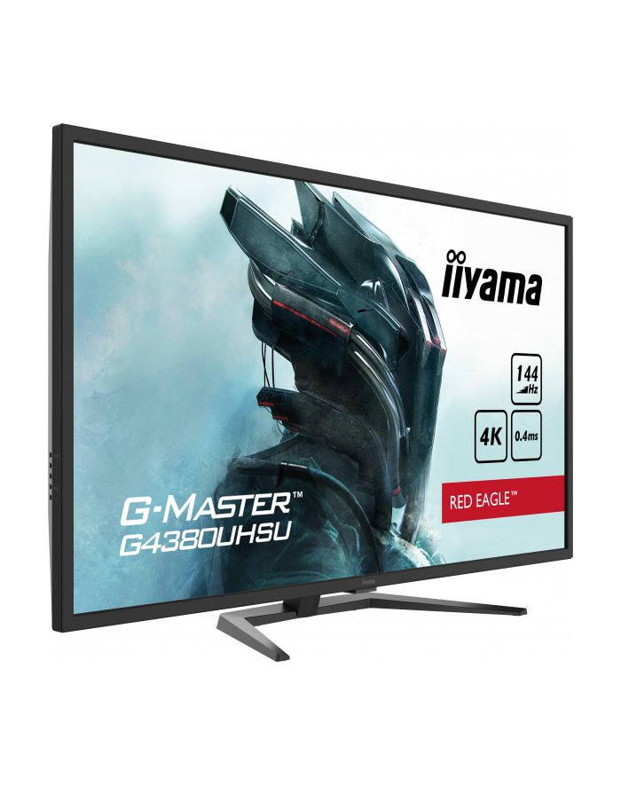 iiyama Monitor 43 cale G4380UHSU-B1 4K, VA, 2xHDMI, DP, 0,4ms, 550cd/m2, USB3.0 główny