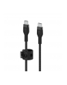 belkin Kabel BoostCharge USB-C/USB-C silikonowy w oplocie 1m, czarny - nr 15