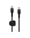 belkin Kabel BoostCharge USB-C/USB-C silikonowy w oplocie 1m, czarny - nr 19