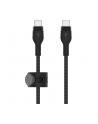 belkin Kabel BoostCharge USB-C/USB-C silikonowy w oplocie 1m, czarny - nr 24