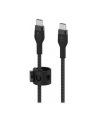 belkin Kabel BoostCharge USB-C/USB-C silikonowy w oplocie 1m, czarny - nr 6